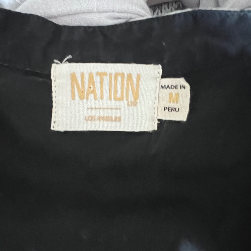 NATION LTD. Dustin Dress - Jet Black SZ Medium
